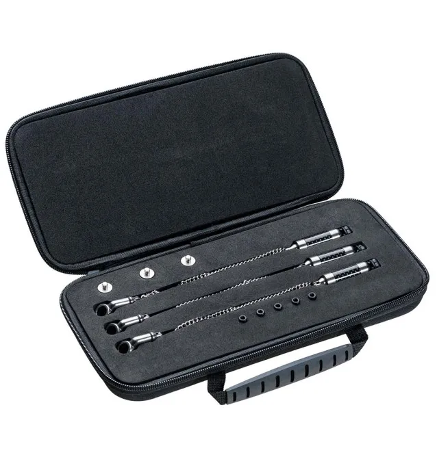 Mivardi Hanger MCX Stainless 3 Stück - Carbon Pendelbissanzeiger Set in Hardcase-Bissanzeiger & Bobbins-JJ-Fishing