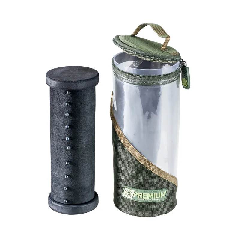 Mivardi Premium Rig Tube Vorfachtasche Chod Rig Zig Rig Clear Green Bag-Zubehörtaschen-JJ-Fishing