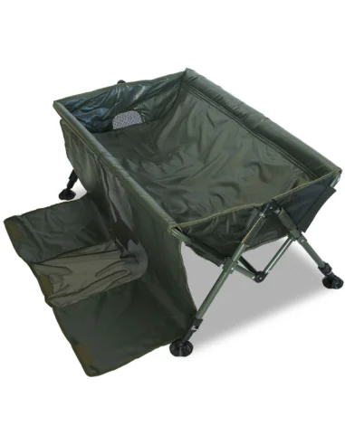 NGT Deluxe Carp Cradle with Knee Pad – Easy Folding (404) Unhooking Mat-Unhooking mats & weighing slings-JJ-Fishing