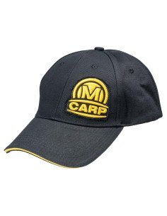 Mivardi Basecap MC Team - Kappe Black & Yellow-Kappen & Hauben-JJ-Fishing