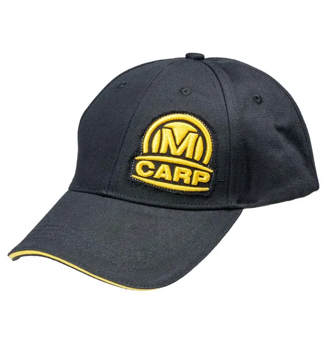 Mivardi Basecap MC Team - Kappe Black & Yellow-Kappen & Hauben-JJ-Fishing