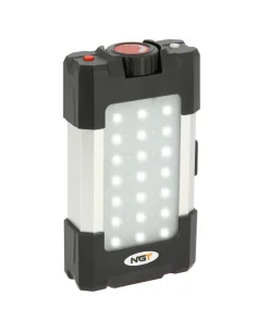 NGT Floodlight & Power Bank System 21 + 6 LED 500 Lumen with USB Rechargable 10400mAh Akku-Zeltlampen-JJ-Fishing