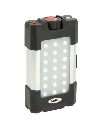 NGT Floodlight & Power Bank System 21 + 6 LED 500 Lumen with USB Rechargable 10400mAh Akku-Zeltlampen-JJ-Fishing