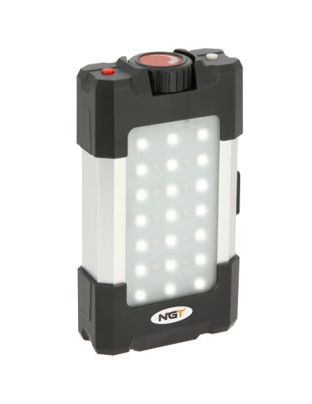 NGT Floodlight & Power Bank System 21+6 LED 500 Lumens with USB Rechargable 10400mAh Battery-Tent lamps-JJ-Fishing