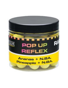 Mivardi Rapid Reflex Fluo Pop Up Pineapple & N-Butyric Acid 10mm 50g - High Aromatic-Pop Up´s-JJ-Fishing 2