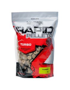 Mivardi Rapid Pellets Turbo 4mm 1kg - Extra schnell Auflösend, Futterplatz, Fast Spot-Pellets-JJ-Fishing 2