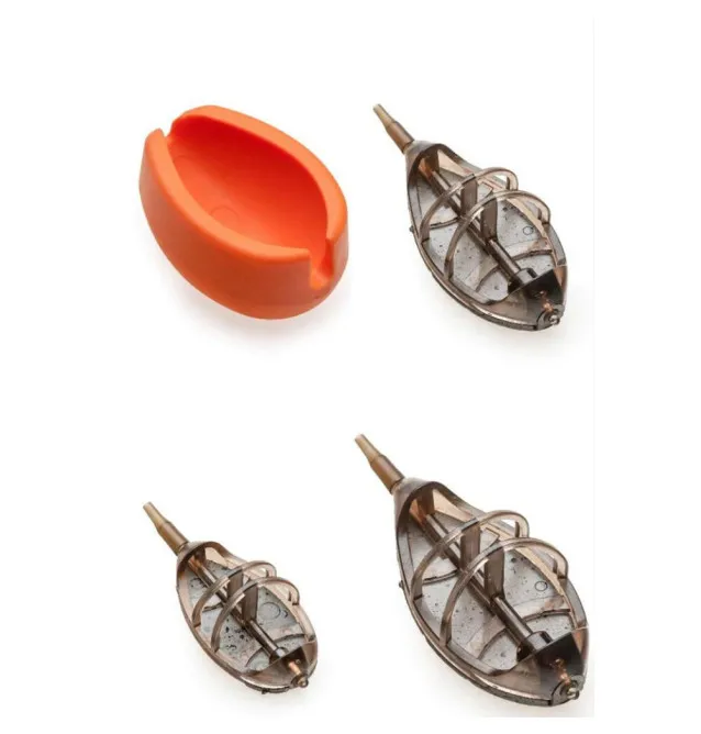 Mivardi Method Feeder Set Premium L 20g + 30g + 40g + Auffüller Flat Futterkorb-Method Feeder-JJ-Fishing