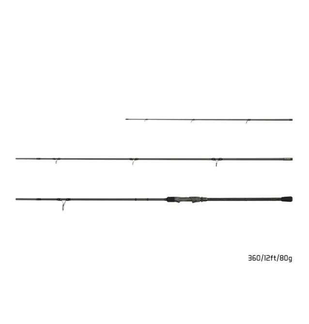 Delphin Opium BlacxFEEDER 3G TechnoCORK + 3 Spitzen, 12ft/360cm/80g-Rods-JJ-Fishing