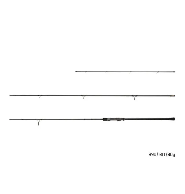 Delphin Opium 13ft 80gBlacxFEEDER 3G TechnoCORK + 3 Spitzen 390cm 3-teilig Edition 2024-Ruten-JJ-Fishing