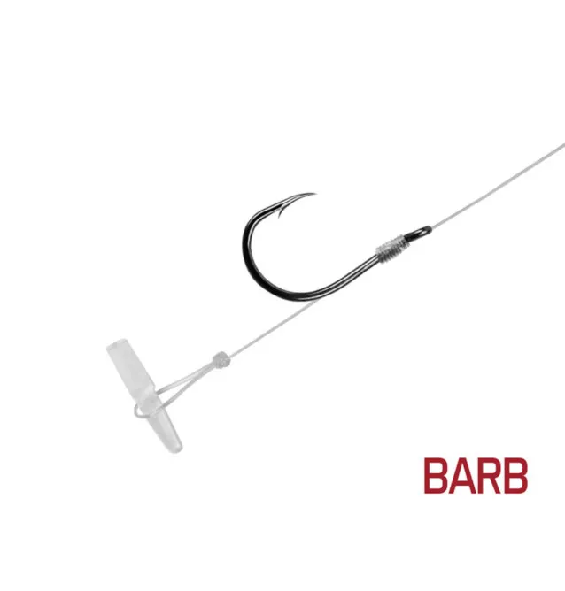 Delphin FLR Quickstop 0,22mm Größe 6 Method Feeder 12cm Vorfächer BARBED-Startseite-JJ-Fishing