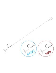 Delphin FLR Quickstop 0,22mm Größe 6 Method Feeder 12cm Vorfächer BARBED-Startseite-JJ-Fishing 2