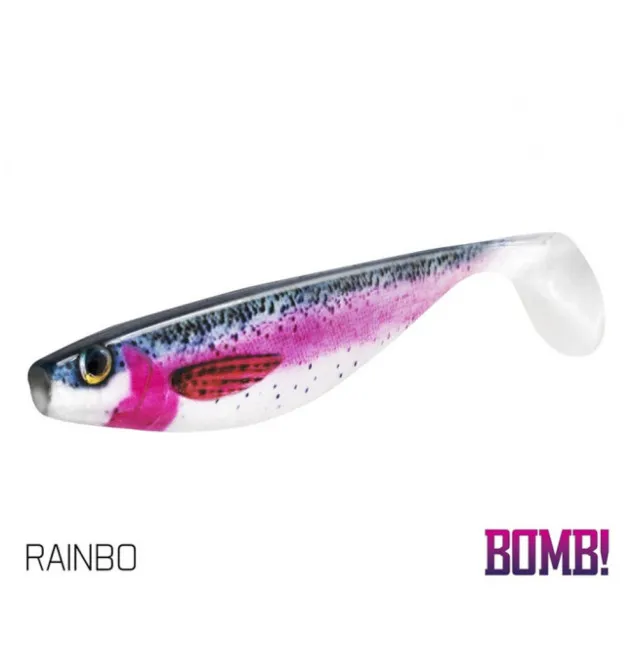 Delphin BOMB! Hypno Gummiköder 2 Stück 17cm 3D Rainbo-Köder-JJ-Fishing