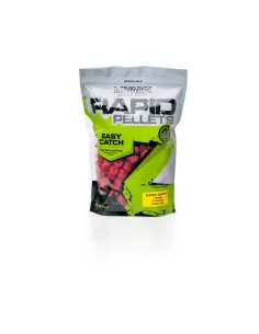 Mivardi Rapid Pellet 8mm Easy Catch - Erdbeere 2,5Kg Angelköder-Köder-JJ-Fishing