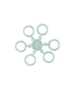 Mivardi Bait Bands 7mm Clear Köderbänder Karpfenangeln Method Feeder-Endtackle-JJ-Fishing