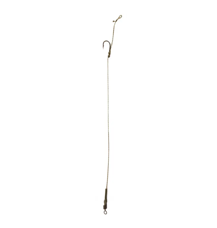 Mivardi EASY Camo Classic Boilie Rig mit Swivel No.1 Karpfen Vorfach 2 Stk.-Endtackle-JJ-Fishing