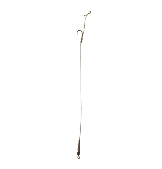 Mivardi EASY Camo Classic Boilie Rig mit Swivel No.1 Karpfen Vorfach 2 Stk.-Endtackle-JJ-Fishing