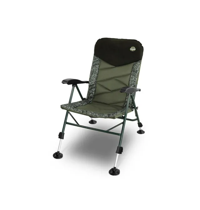 Delphin TRIUMPH Camo C2G Carpchair Angelsessel Relax Chair Verstellbar-Angelliegen & Angelstühle-JJ-Fishing