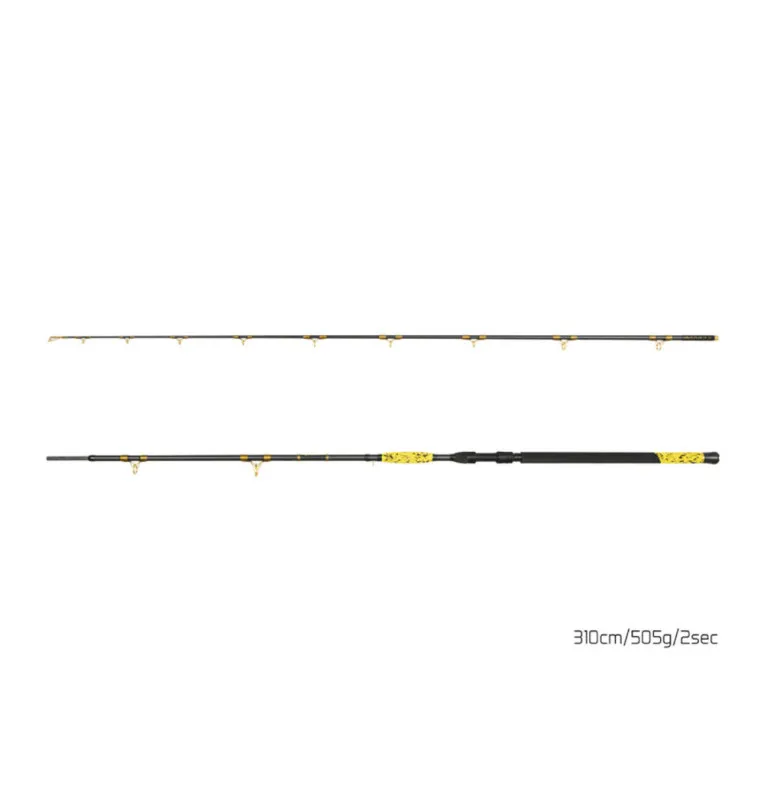 Delphin HAZARD BxG 310cm 505g Wels Angelrute Grundrute Waller Angeln Limited Edition-Ruten-JJ-Fishing