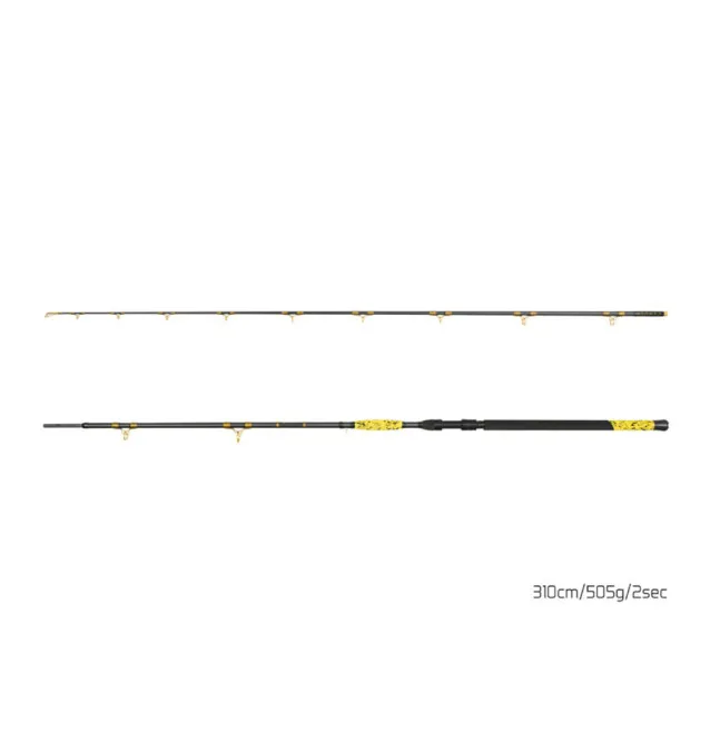 Delphin HAZARD BxG 310cm 505g Wels Angelrute Grundrute Waller Angeln Limited Edition-Ruten-JJ-Fishing