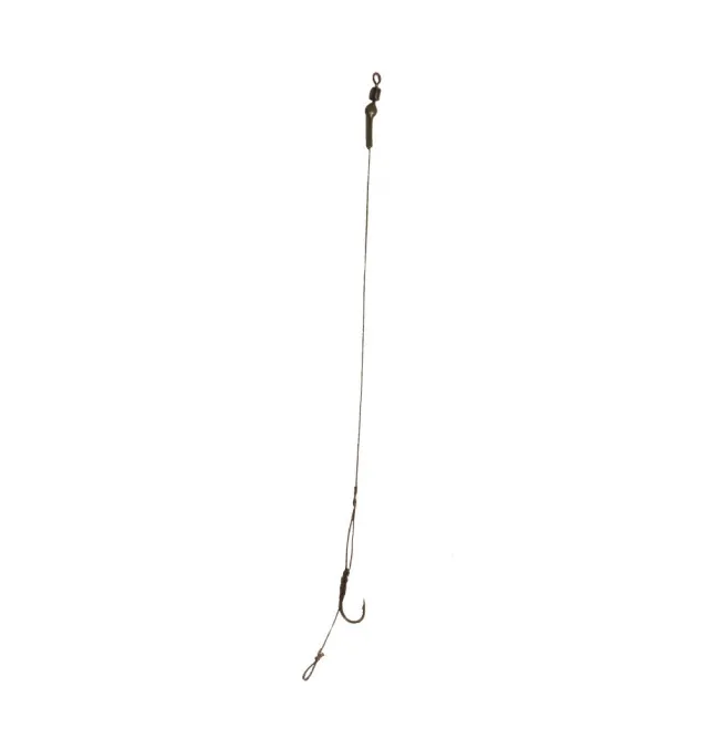 Mivardi EASY Black Adjustable Hair Rig No.2 Karpfen Vorfach Boilie Rig 2 Stk.-Endtackle-JJ-Fishing