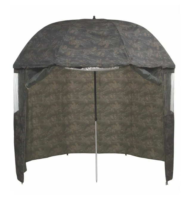 Mivardi Camou PVC Full Cover Umbrella 250cm Angelschirm Wasserdicht Geschlossen-Outdoor-JJ-Fishing