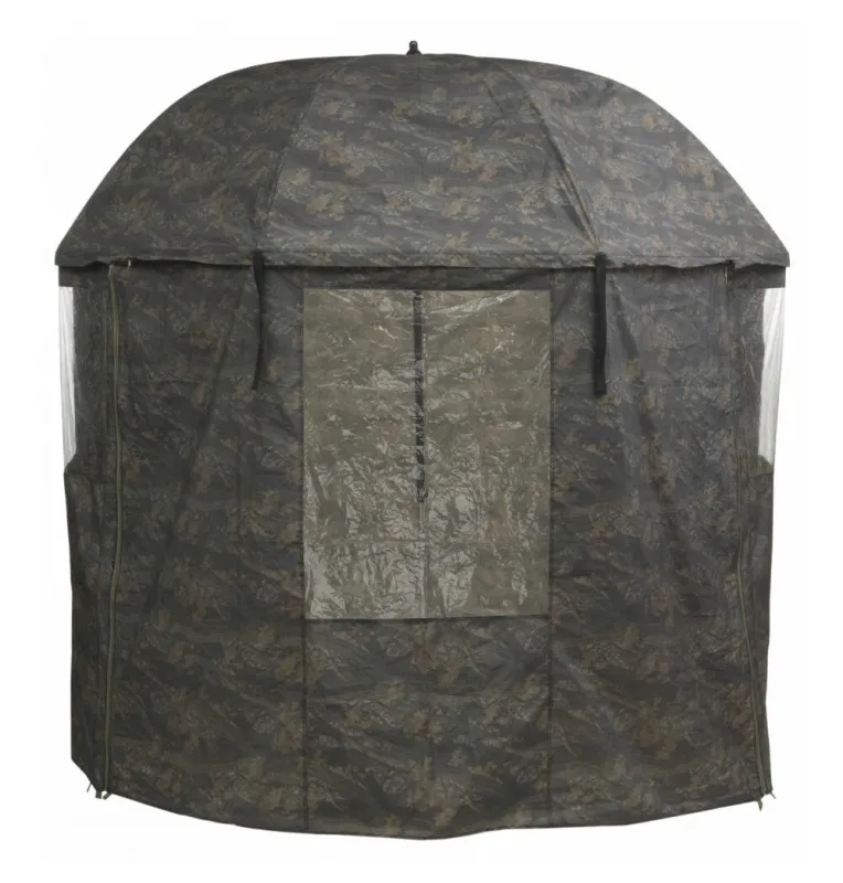 Mivardi Camou PVC Full Cover Umbrella 250cm Angelschirm Wasserdicht Geschlossen-Outdoor-JJ-Fishing