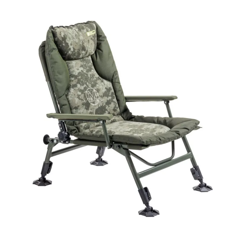Mivardi CamoCODE Arm Carp Chaire Angelsessel Multi Camo Comfort Extra Weich-Outdoor-JJ-Fishing