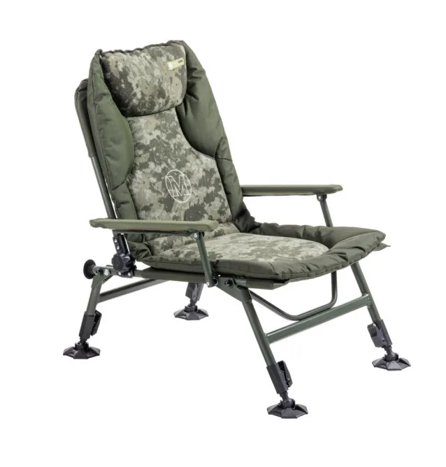 Mivardi CamoCODE Arm Carp Chaire Angelsessel Multi Camo Comfort Extra Weich-Outdoor-JJ-Fishing