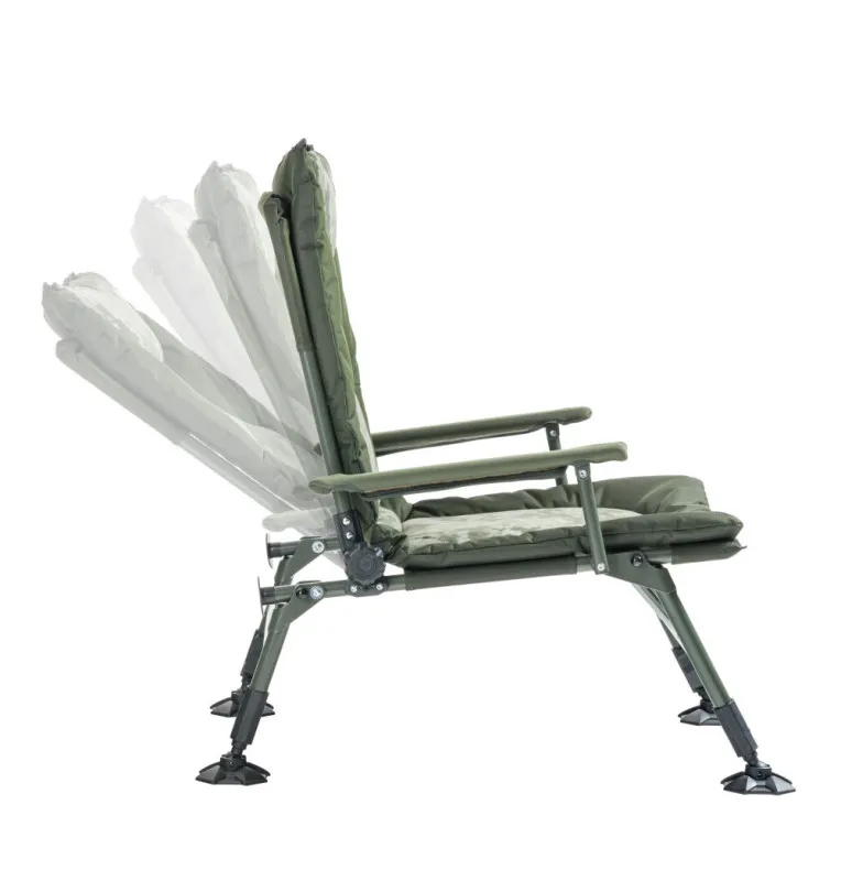 Mivardi CamoCODE Arm Carp Chaire Angelsessel Multi Camo Comfort Extra Weich-Outdoor-JJ-Fishing