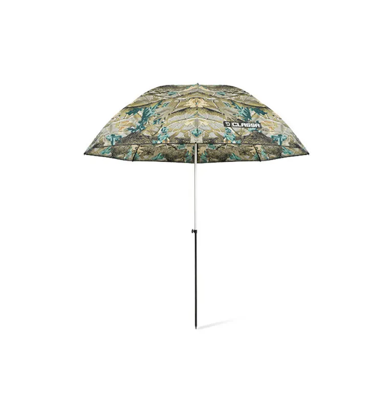 Delphin CLASSA CAMO 250cm Angelschirm 3/4 Seitenwände-Outdoor-JJ-Fishing
