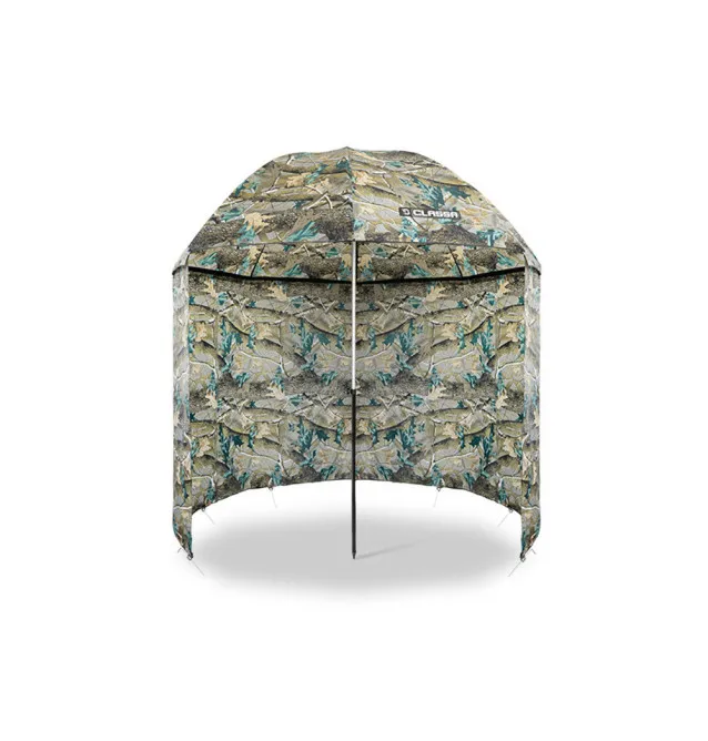 Delphin CLASSA CAMO 250cm Angelschirm 3/4 Seitenwände-Outdoor-JJ-Fishing