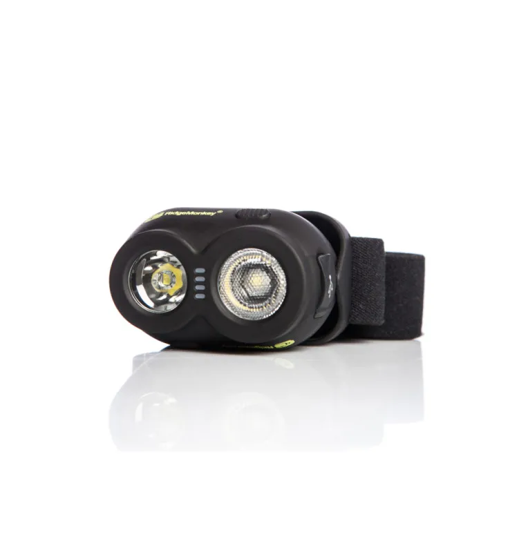 Ridge Monkey RM174 VRH150 USB Recargeable Headtorch Kopflampe-Tackle & Co-JJ-Fishing