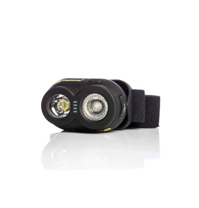 Ridge Monkey RM174 VRH150 USB Recargeable Headtorch Kopflampe-Tackle & Co-JJ-Fishing