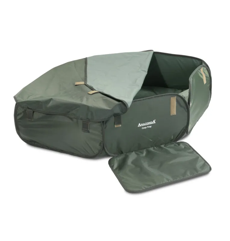 Anaconda Carp Tray Abhakmatte Extra Safe mit Kniepad und Seitenwänden Platzsparend Matte-Tackle & Co-JJ-Fishing