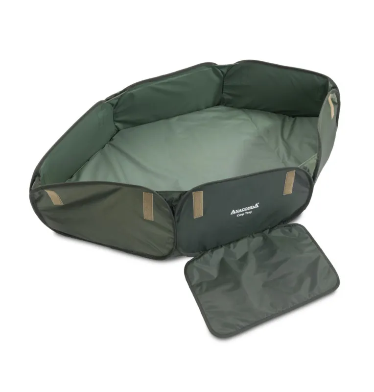 Anaconda Carp Tray Abhakmatte Extra Safe mit Kniepad und Seitenwänden Platzsparend Matte-Tackle & Co-JJ-Fishing