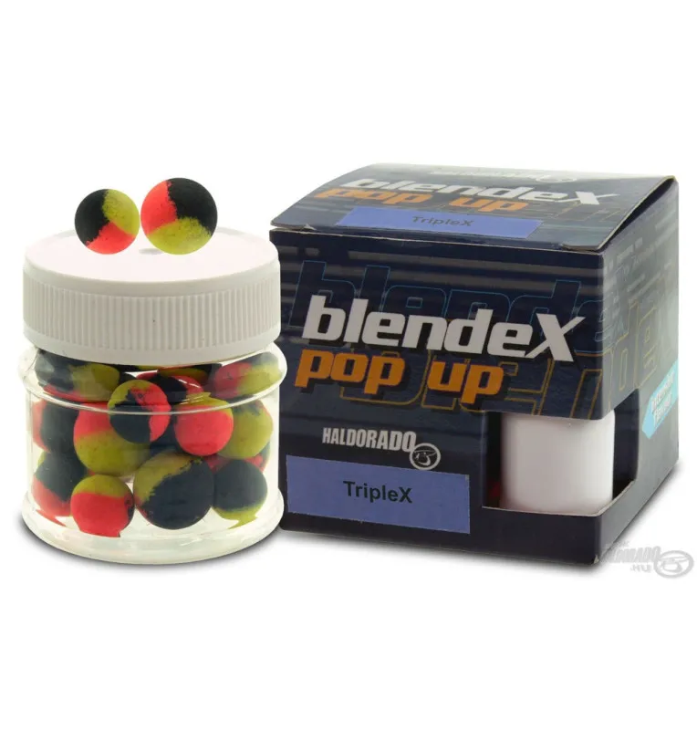 Haldorado 12-14mm TripleX BlendeX Pop Up Big Carp inkl. Dip-Köder-JJ-Fishing