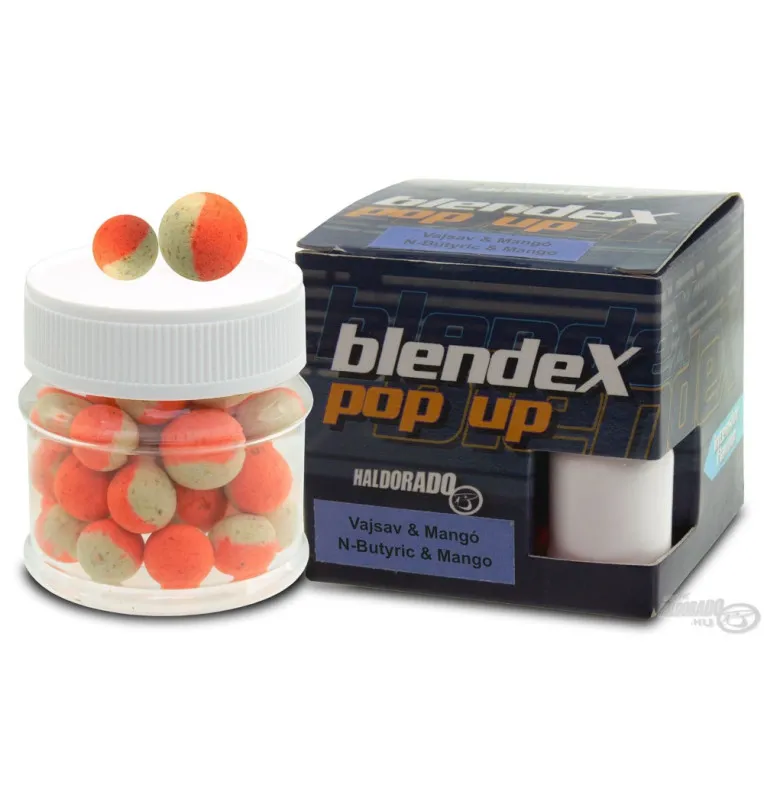 Haldorado 12-14mm Mango & N-Butyric Acid BlendeX Pop Up Big Carp inkl. Dip-Köder-JJ-Fishing