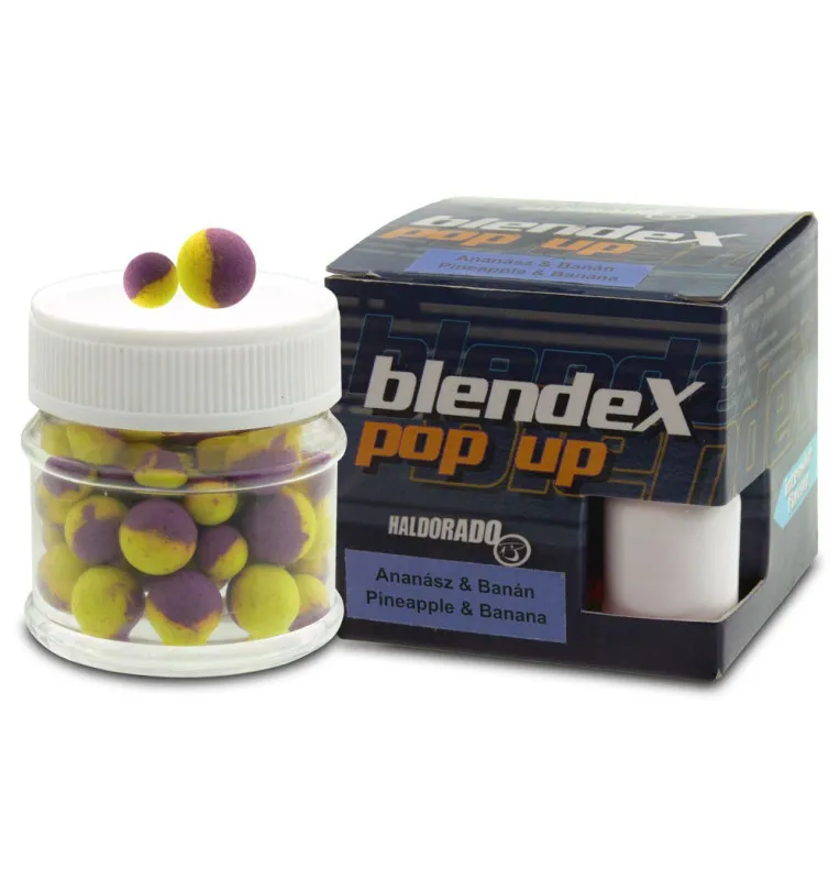 Haldorado 8-10mm Ananas & Banane BlendeX Pop Up Method Feeder inkl. Dip-Köder-JJ-Fishing