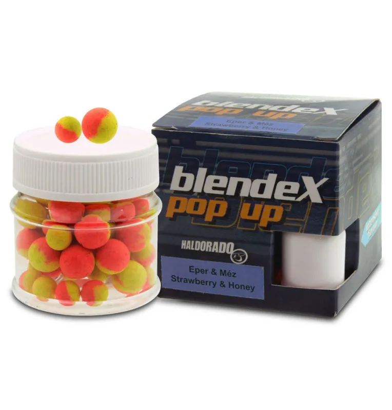 Haldorado 8-10mm Erdbeere & Honig BlendeX Pop Up Method Feeder inkl. Dip-Köder-JJ-Fishing