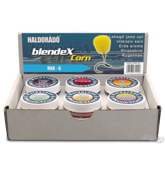 Haldorado BlendeXCorn Floating MIX-6 Fake Baits Eingelegt Mais Hochintensiev-Köder-JJ-Fishing