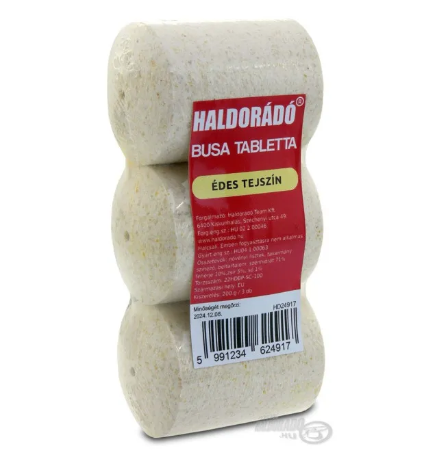 Haldorado Busa Tabletten Sweet Cream Futtertabletten Extra Smoke-Köder-JJ-Fishing