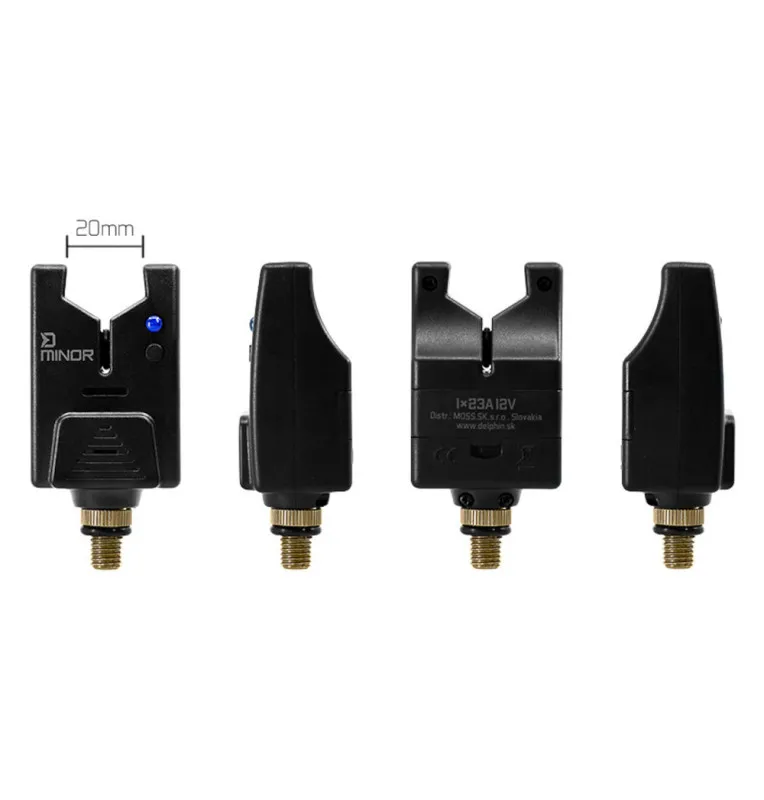 Delphin MINOR 3+1 Funk Bissanzeiger mit Koffer Extra Klein-Tackle & Co-JJ-Fishing