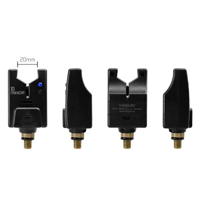 Delphin MINOR 3+1 Funk Bissanzeiger mit Koffer Extra Klein-Tackle & Co-JJ-Fishing