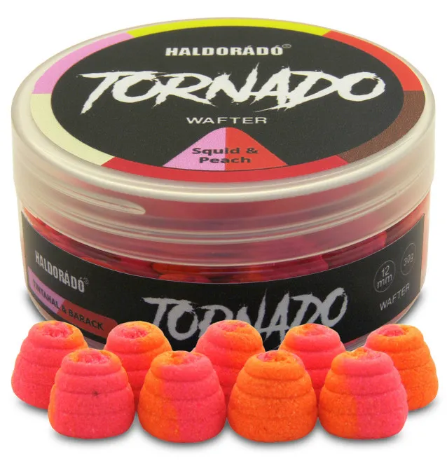 Haldorado TORNADO 12mm Wafter Squid & Pfirsich-Köder-JJ-Fishing