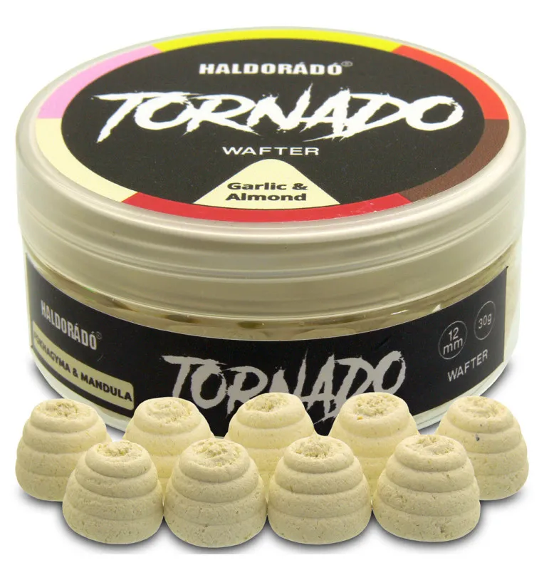 Haldorado TORNADO 12mm Wafter Knoblauch & Almond-Köder-JJ-Fishing