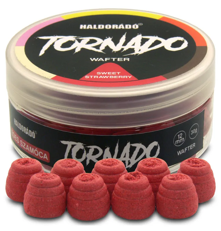 Haldorado TORNADO 12mm Wafter sweet Strawberry-Köder-JJ-Fishing