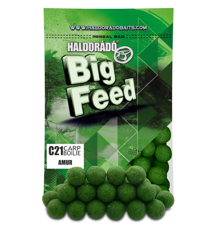 Haldorado Big Feed - C21 Boilie - Amur 800 g Profi Boilies Wettkampf Futter Karpfen-Köder-JJ-Fishing