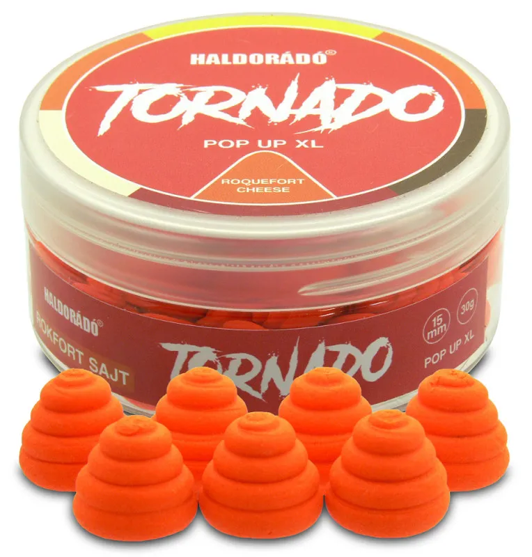 Haldorado TORNADO Pop Up XL - Blue Cheese 15mm Farbeffekt Hochintensiev Karpfen Köder Auftreibend-Köder-JJ-Fishing