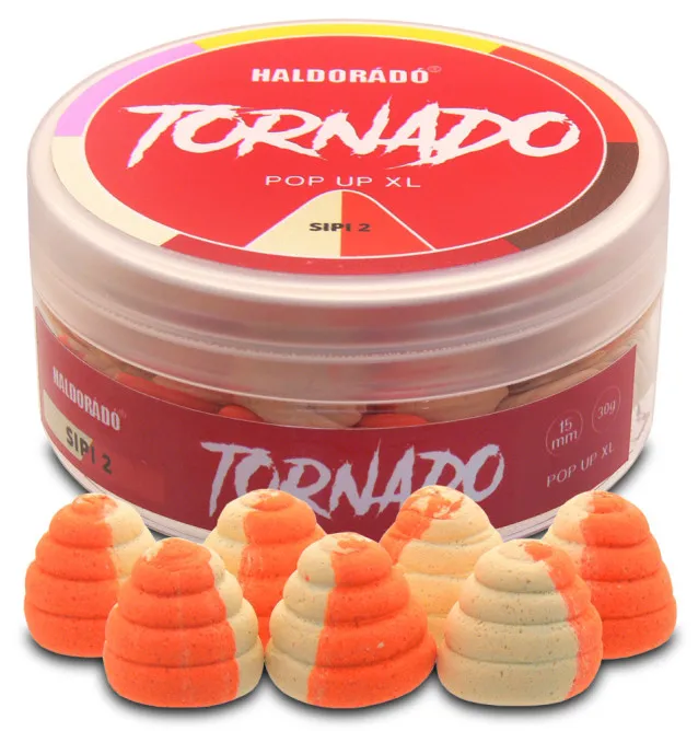 Haldorado TORNADO Pop Up XL - Sipi 2 15mm Farbeffekt Hochintensiev Karpfen Köder Auftreibend-Köder-JJ-Fishing