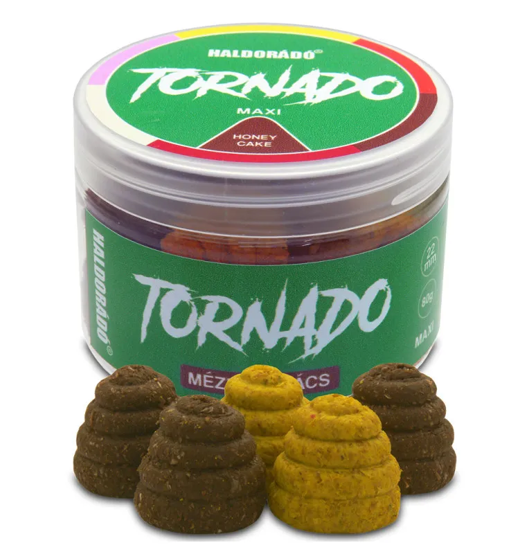 Haldorado TORNADO MAXI - Lebkuchen 22mm Hookbaits Hochintensiev Farbeffekt-Köder-JJ-Fishing